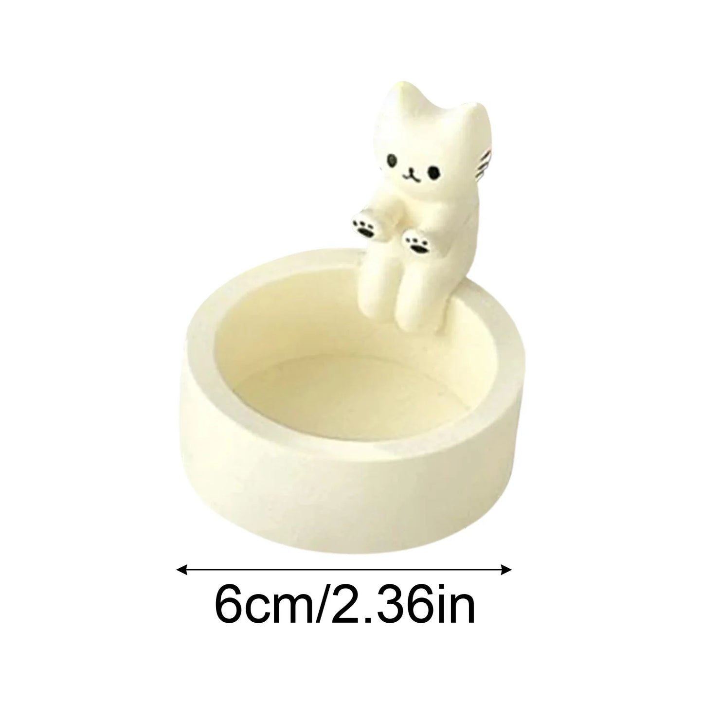 Adorable Kitten Candle Holder