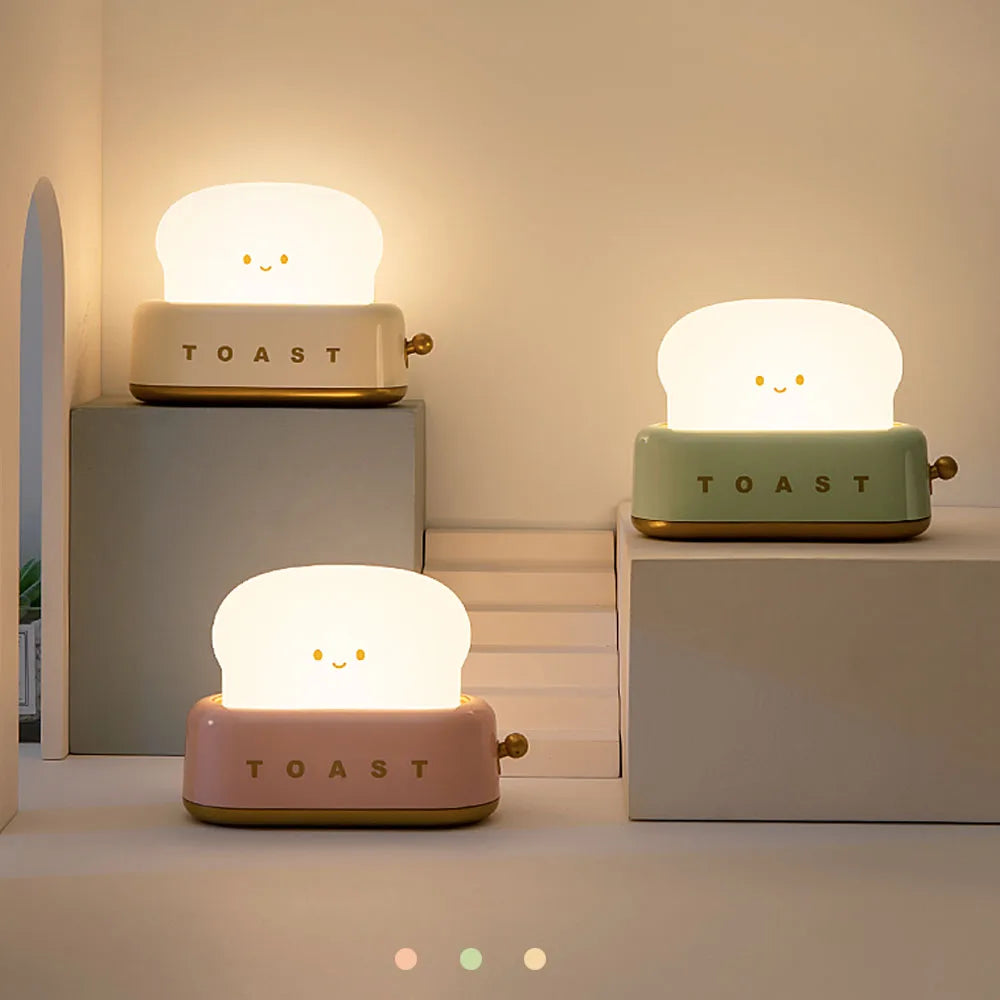 Kawaii Toast LED Night Light